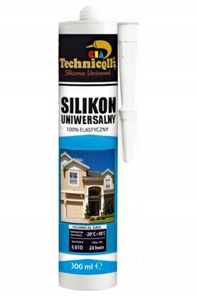 Silikon uniwersalny szary 300ml