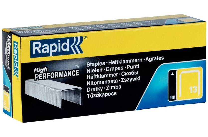 Zszywki RAPID typ 13 HIGH PERFORMANCE 10 mm (opak.5000 szt.)