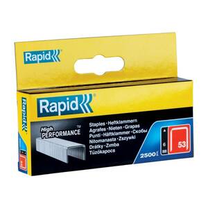 Zszywki RAPID typ 53 HIGH PERFORMANCE 6 mm (opak. 2500szt.) 