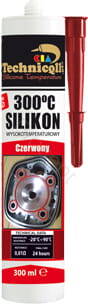 Silikon wysokotemp. czerwony 300ml