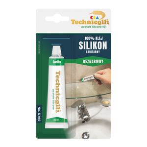 Silikon sanitarny bezbarwny 20ml