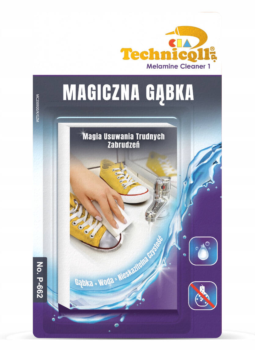 Magiczna gąbka 10x6x2cm