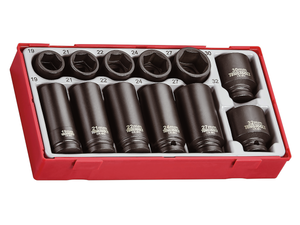 Zestaw nasadek maszynowych z chwytem kwadratowym 1/2" Teng Tools 12-el. TT9212