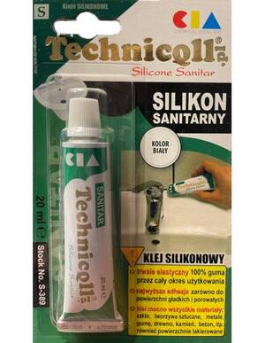 Sylikon sanitarny biały 20ml