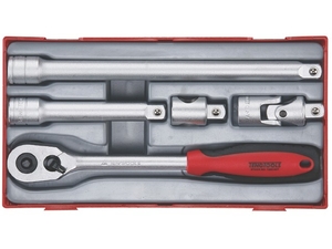 Zestaw pokrętła zapadkowego 1/2" Teng Tools TT1205