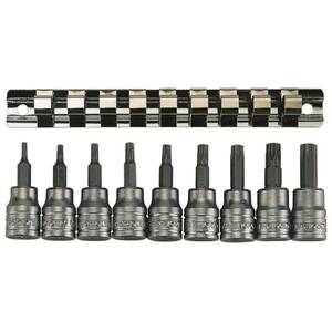 Nasadki TX w zestawie z chwytem kwadratowym 3/8" Teng Tools M3813TX