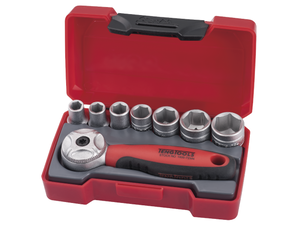 Zestaw kluczy nasadowych z chwytem □ 1/4" Teng Tools T1408