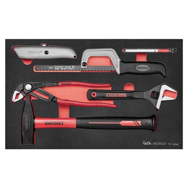6-elementowy zestaw narzędzi dla hydraulików Teng Tool TEFX06E