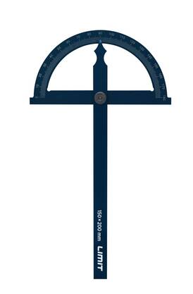 Kątomierz tarczowy aluminiowy Limit PRD 150x270 mm