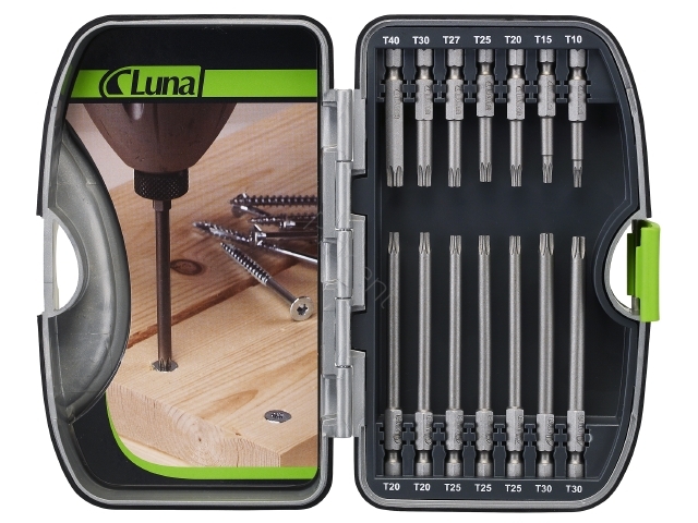 Zestaw 14 grotów Torx Luna