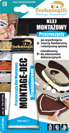 Klej montażowy przezroczysty TECHNICQLL