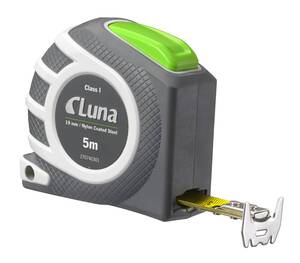 Przymiar taśmowy 5m z magnesem LAL Auto Lock Luna - 1 klasa tolerancji