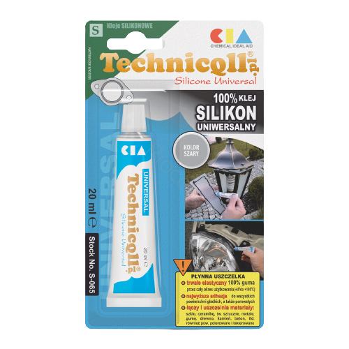 Silikon uniwersalny szary 20ml