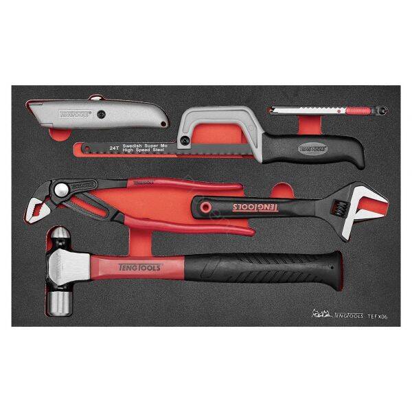 6-elementowy zestaw narzędzi dla hydraulików Teng Tool TEFX06