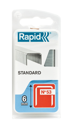 Zszywki RAPID typ 53 STANDARD 6 mm (opak. 1080 szt.) 