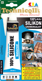 Silikon uniwersalny 70ml  bezbarwny TECHNICQLL