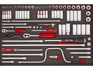 Zestaw nasadek z chwytem □ ¼" i 3/8" Teng Tools TTESK86		