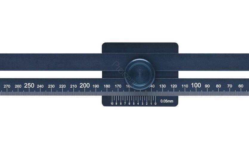 Przymiar traserski aluminiowy Limit MGB 300 mm