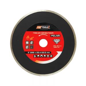 AWTOOLS TARCZA DIAMENTOWA 230x22,2 / PEŁNA AW44230