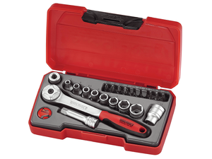 Zestaw kluczy nasadowych 1/4" Teng Tools T1422