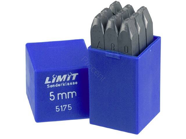Stempel cyfrowy do stali i innych metali wysokość cyfr 3 mm Limit