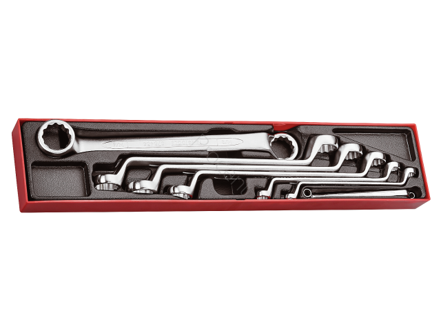 7-elementowy zestaw kluczy oczkowych Teng Tools TTX6707