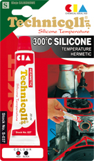Silikon wysokotemperaturowy czerwony 20ml TECHNICQLL