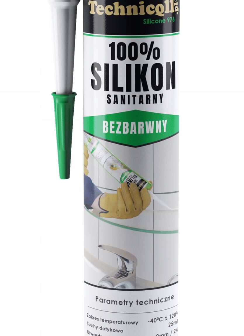 Silikon sanitarny bezbarwny 300ml
