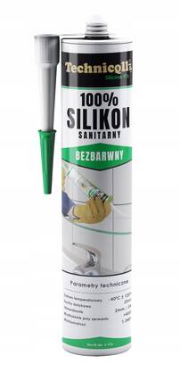 Silikon sanitarny bezbarwny 300ml