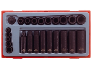 Zestaw nasadek maszynowych 1/4" i 3/8" Teng Tools TT9024