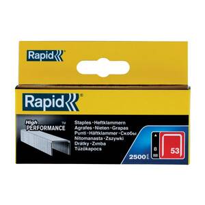 Zszywki RAPID typ 53 HIGH PERFORMANCE 8 mm (opak. 2500szt.) 